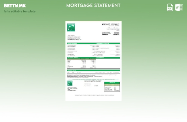 Модерен стил Шаблон за извод на банкарска хипотека во Франција BNP